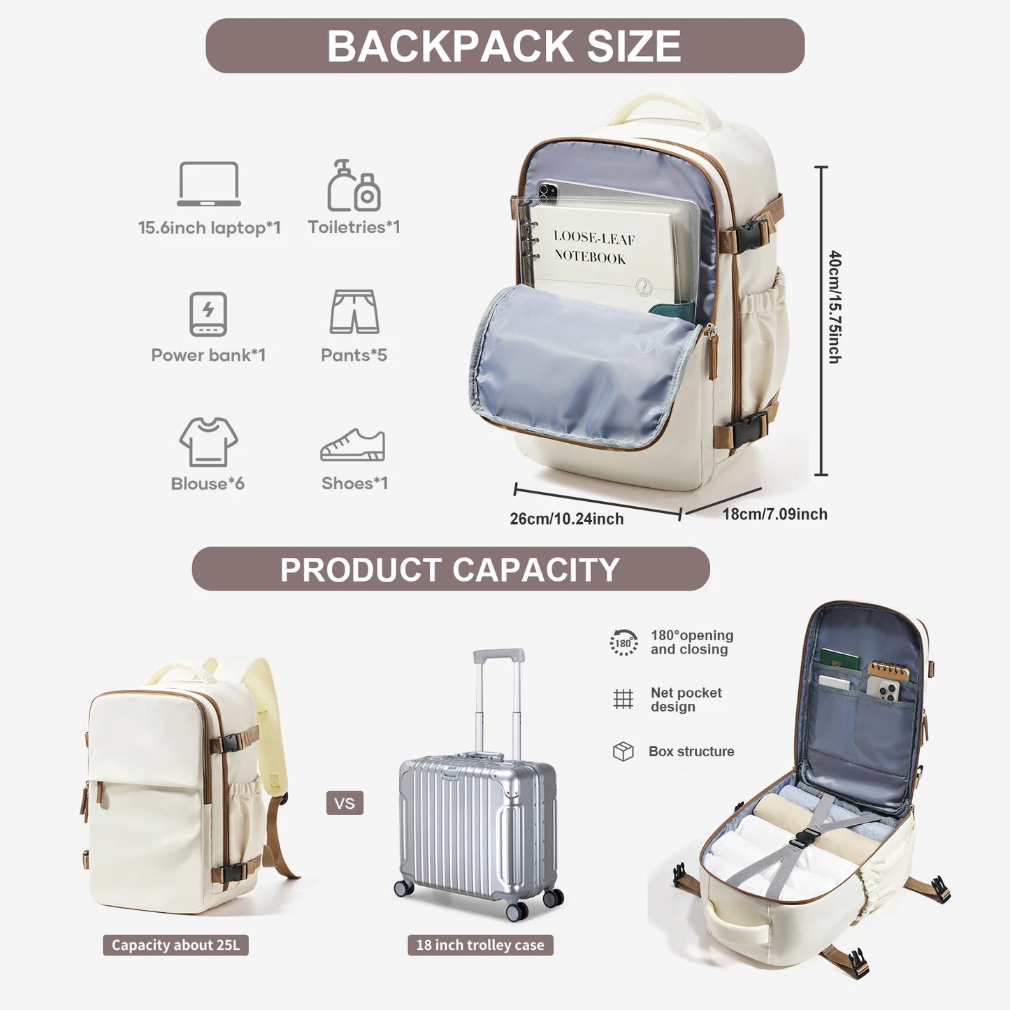 Mochila de Cabina ZB-23